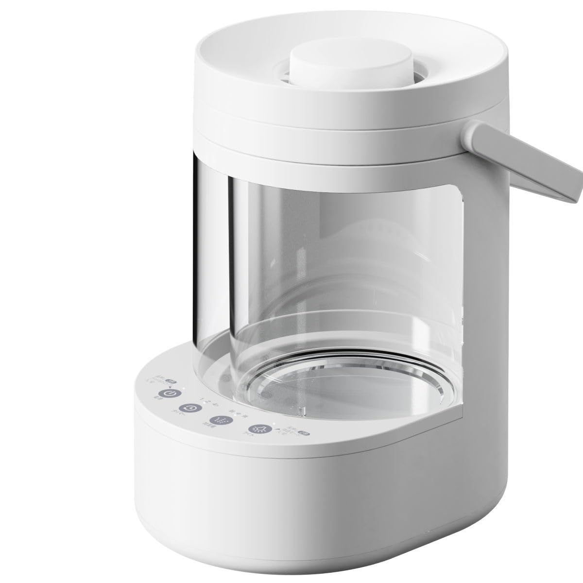 新品 ガラスポット式スチーム加湿器 SKJ-RY30SKG | タンク容量3L 加湿量640ml 上部給水式 | エスケイジャパン