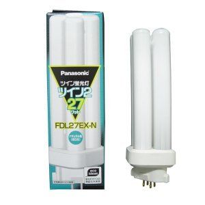 新品 パナソニック ケース販売 10個セット コンパクト形蛍光灯 27W ナチュラル色(3波長形昼白色) ツイン蛍光灯 ツイン2(4本束状ブリッジ) FDL27EX-N_set