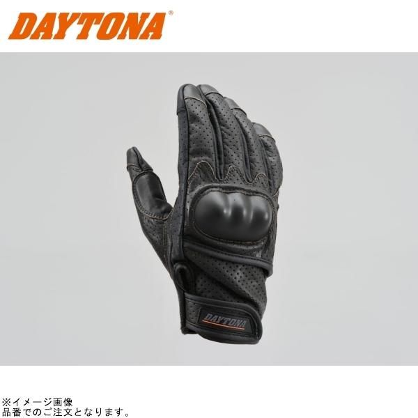 新作登場，人気SALE DAYTONA デイトナ 18912 HBG-130 パンチングメッシュプロテクターカウレザーグローブ ブラック サイズ:M グローブ