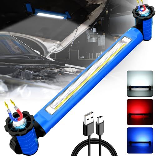 MEIKEE作業灯 LED作業灯 USB充電式 ワークライト ledライト ハンディライト 3000ルーメン フリッカーフリー 強力マグネット 360°角度調整可能 自動車整備 夜間作業 撮影補助 夜釣り アウトドア キャンプ用 防災グッズ 2df3ea4c