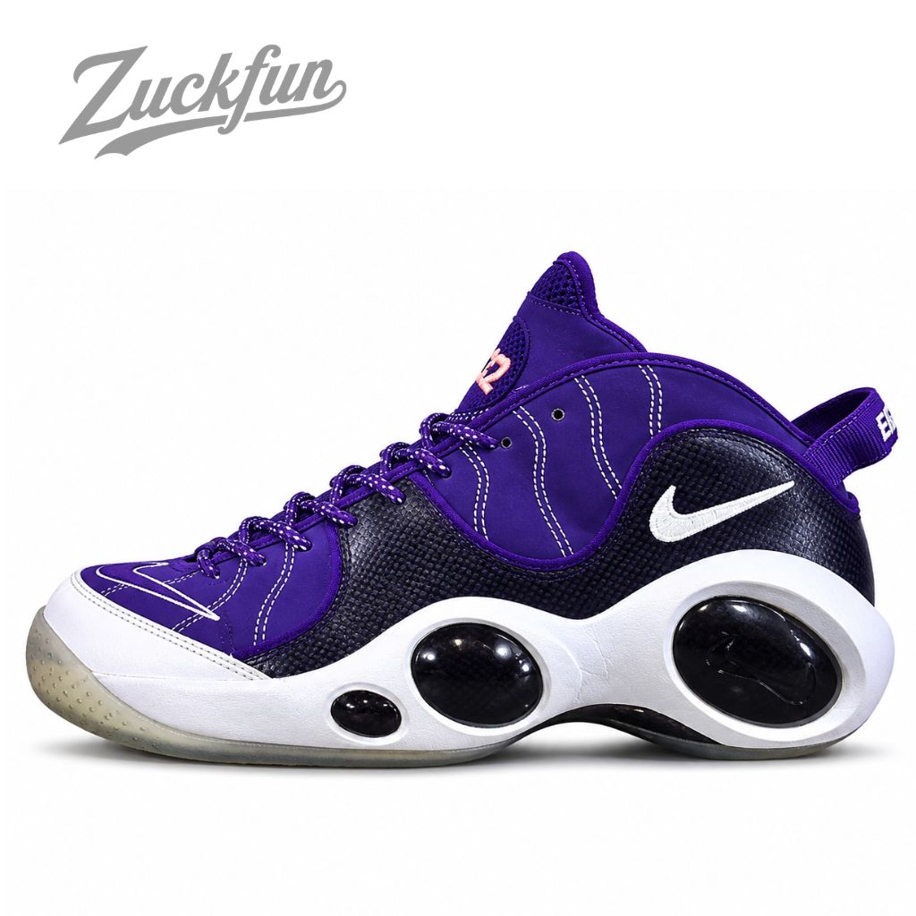 NIKE AIR ZOOM FLIGHT 95 J KIDD PE ナイキ エア ズームフライト 95 J キッド コート パープル ホワイト オレンジ 白 27cm メンズ ナイキ スニーカー U09545