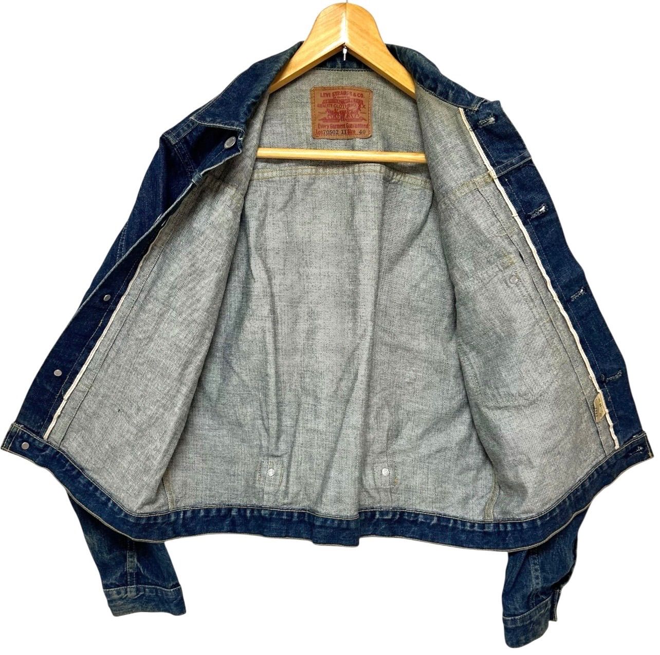 希少 91年製 LEVI'S 70502XX 1st リーバイス 濃紺 J02 デニム