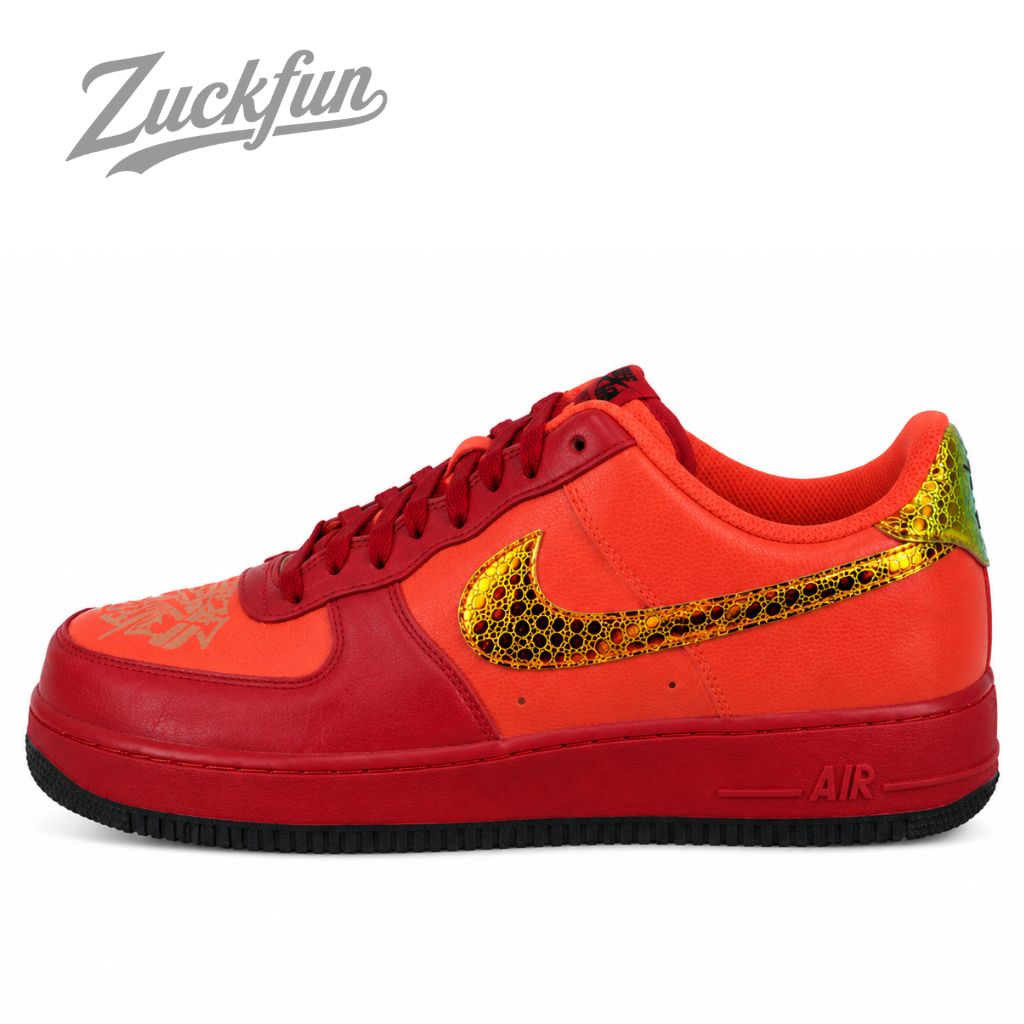 レア 希少 NIKE AIR FORCE 1 LOW DOERNBECHER ナイキ エア フォース 1 ロー カット ドーレンベッカー レッド ゴールド 27.5cm ナイキ メンズ スニーカー U02326