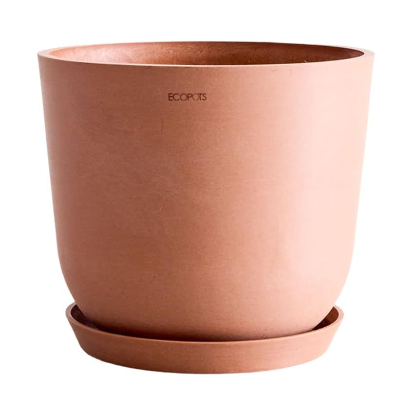 ECOPOTS Oslo 植木鉢 6号 おしゃれ 軽い 鉢 鉢カバー プランター 中型北欧 インテリア プラスチック 天然石 植物 観葉植物 屋内 屋外テラコッタ エコポッツ アンドプランツ AND PLANTSAR