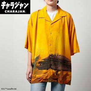 【新品・5営業日で発送】丸眞 STAR WARS スター・ウォーズ クラウドシティ アロハシャツ(M)／(LL) シャツ キャラジャン (2535039900)