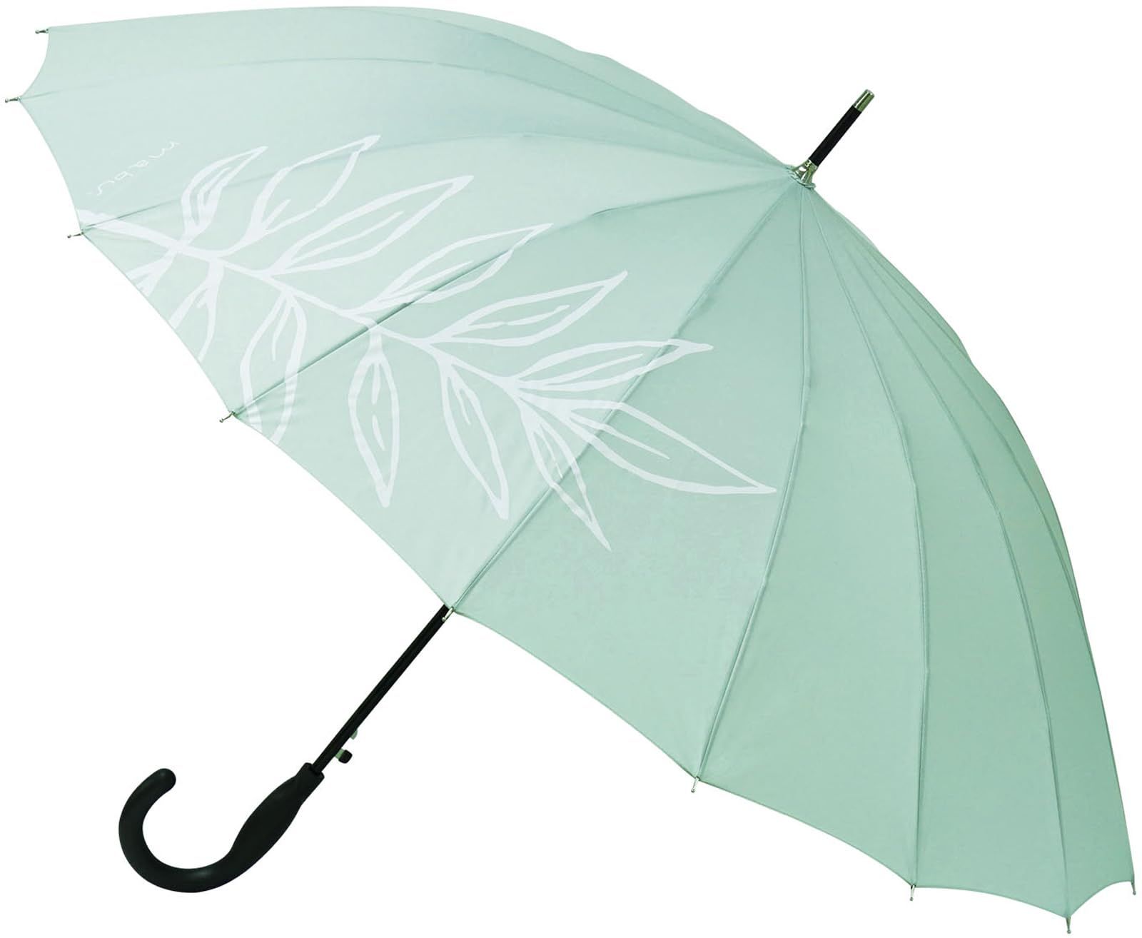マブ(mabu) 日傘 傘 日傘兼用雨傘 レディース 58cm ベーシックジャンプ16 パームリーフ SMV-42081 長傘 雨傘 UVカット 遮光 晴雨兼用傘 おしゃれ 可愛い 軽量 花柄 人気 大きい 女性用 umbrellakoe 5cf5b3c2