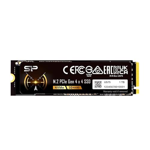 シリコンパワー 1TB US75 NVMe PCIe Gen4 M.2 2280 SSD R/W 最大7000/6000MB/s Playstation 5対応 SP01KGBP44US7505t db6aafda
