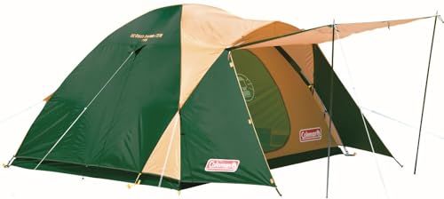 Coleman(コールマン) テント BCクロスドーム 270 グリーン 4～5人用 2000038429 キャンプ 防災 組み立て簡単 前室付き ４?５人用 耐水圧1500mm キャノピーポール付属 ペグ、ロープ、ハンマー、収納ケース付属★m