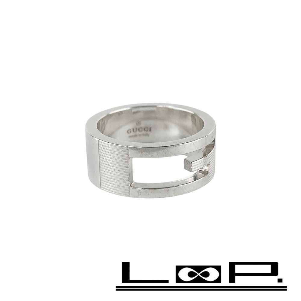 グッチ □美品□ ブランテッドG リング 指輪 アクセサリー SV925