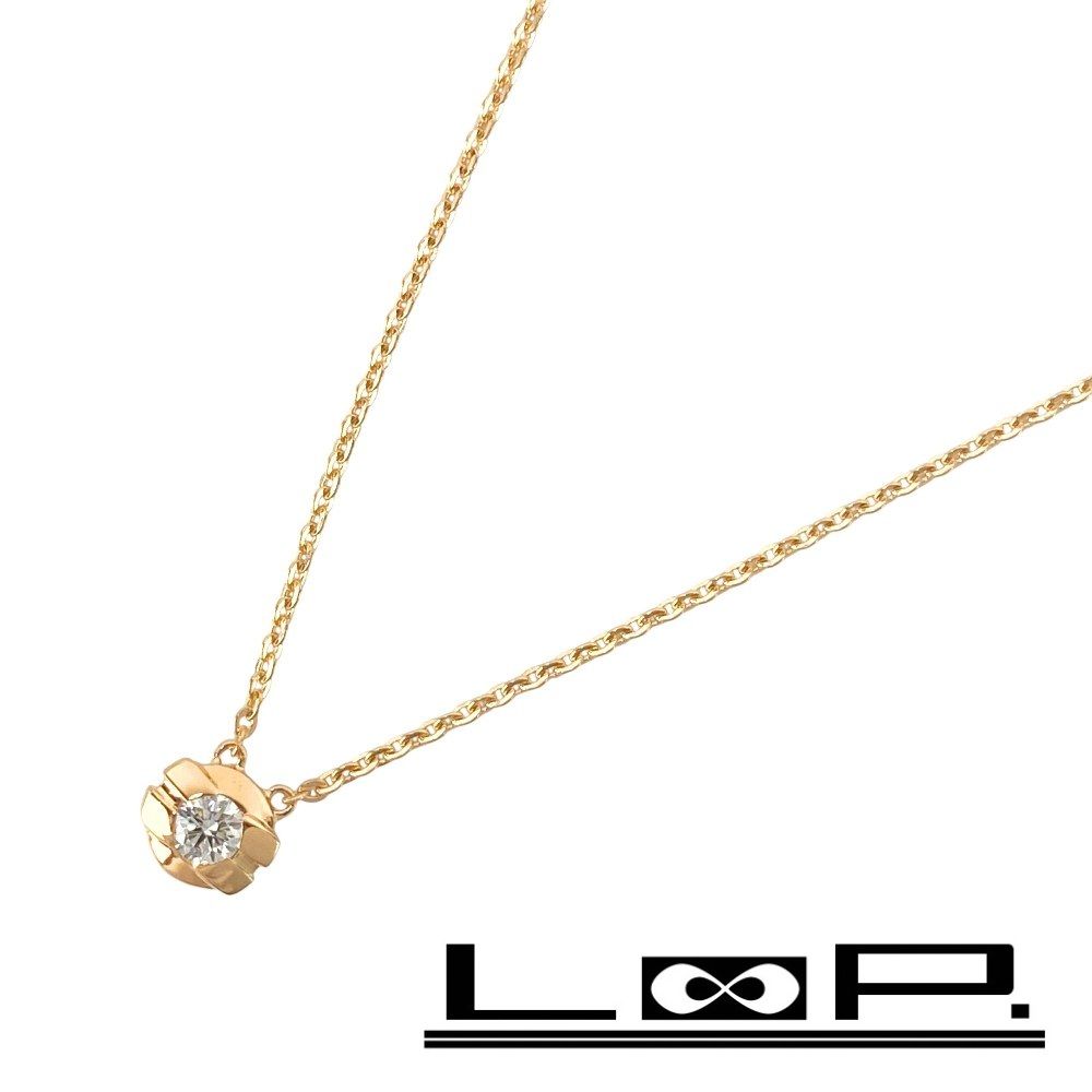 オメガ ■新同■磨き済■ ネックレス アクセサリー ピンクゴールド ダイヤ D2.80 K18 750 PG 2.8g 【442155】11