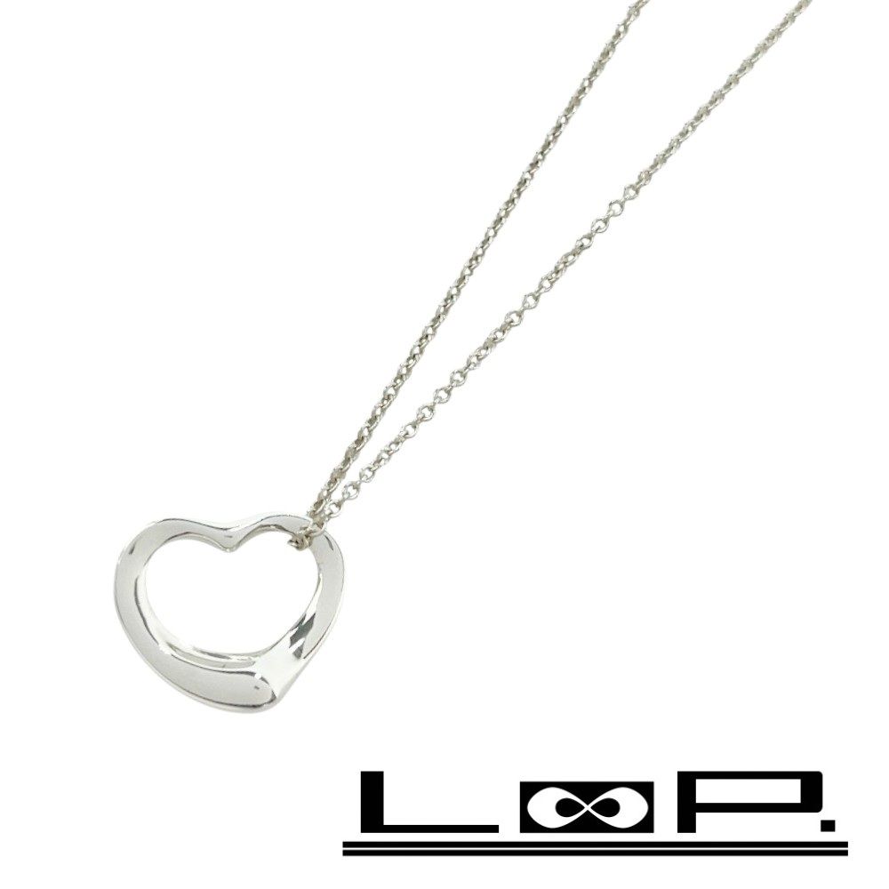 ティファニー ■美品■ オープンハート エルサ ペレッティ ネックレス アクセサリー シルバー SV925 【447877】11