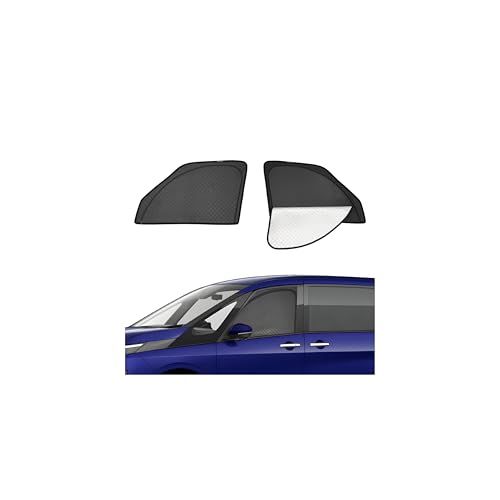 【2in1 サンシェード+カーテン 一体式】MWWM 日産 セレナ C28 サンシェード メッシュカーテン SERENA サイド用 カーシェード マグネット 換気 UVカット 防虫 運転席 助手席 遮光 断熱 車中泊・夏対策に最適 日よけ ア 603a4977