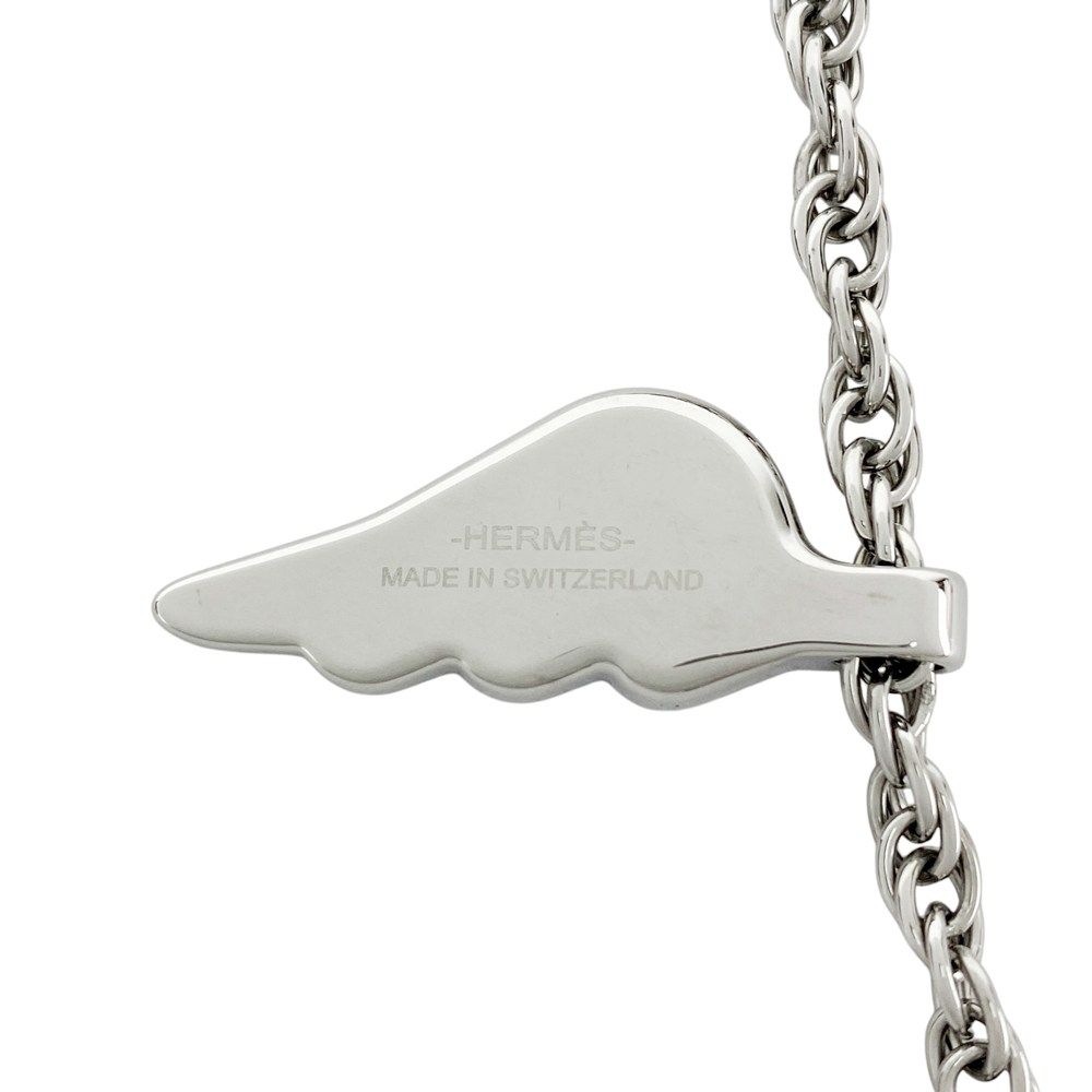エルメス ■美品■ ボンヴォヤージュ キーホルダー キーリング SS シルバー H100059FJ00 箱 【538339】9 HERMES - エルメス □美品□ ボンヴォヤージュ キーホルダー