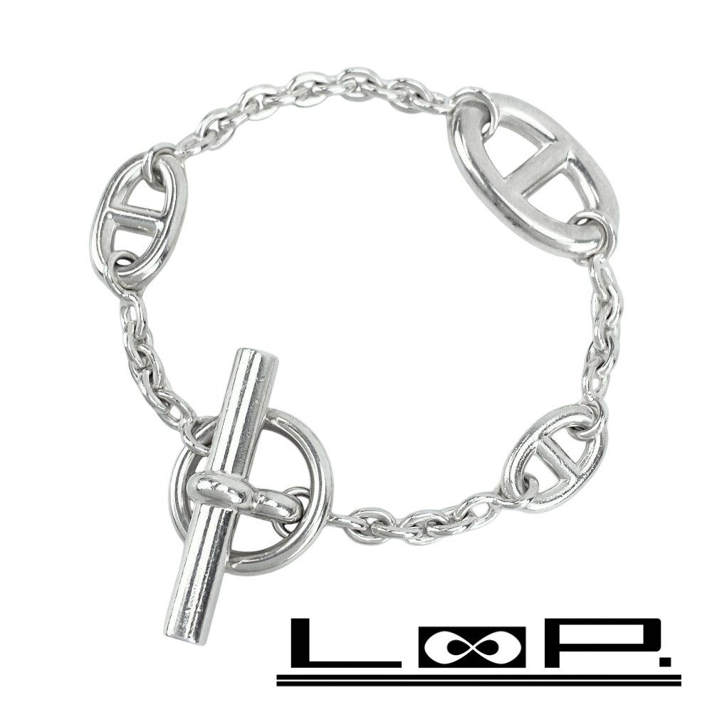 エルメス ■美品■ シェーヌダンクル ブレスレット アクセサリー SV925 シルバー 【605123】13