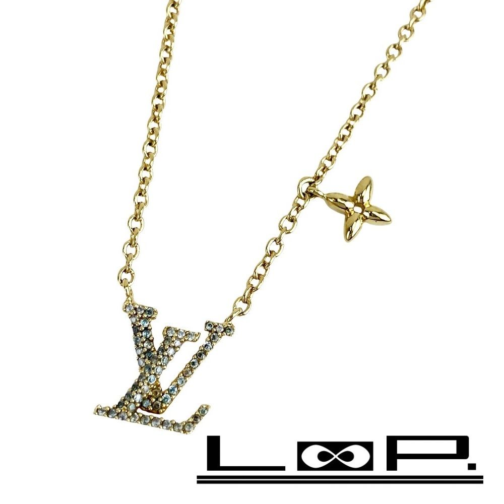 ルイヴィトン ■新同■ アイコニック ネックレス アクセサリー GP ゴールド M00596 箱 【592669】13