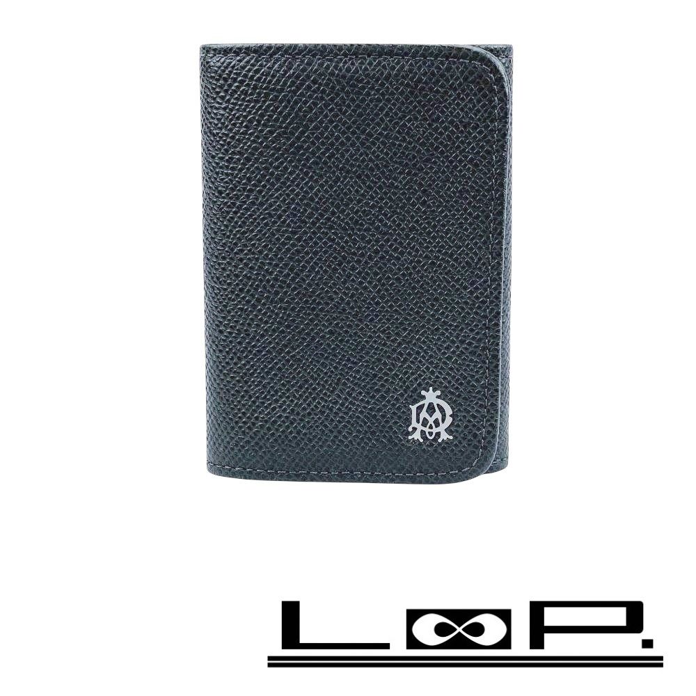 ダンヒル ■美品■ 6連 キーケース 鍵入れ カラビナ レザー シルバー金具 グレー 箱 【509391】11