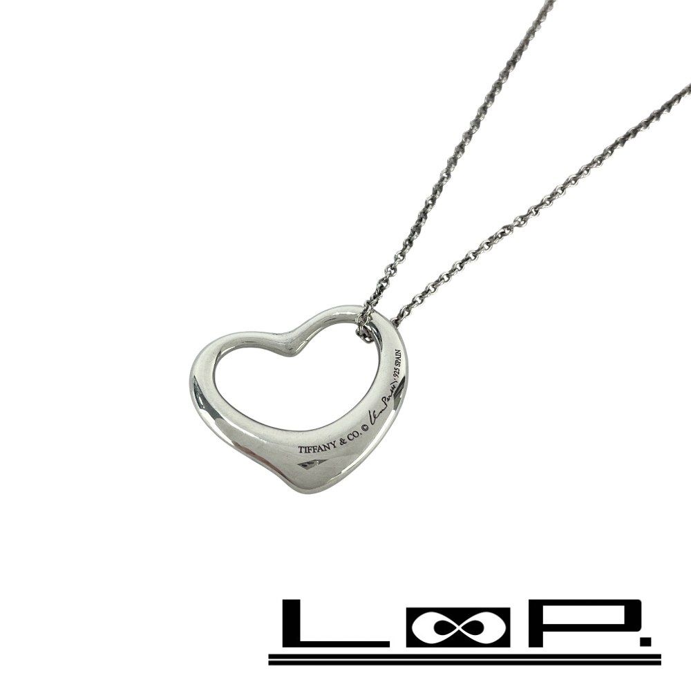 ティファニー ■美品■ オープンハート ネックレス アクセサリー シルバー SV 925【447839】11