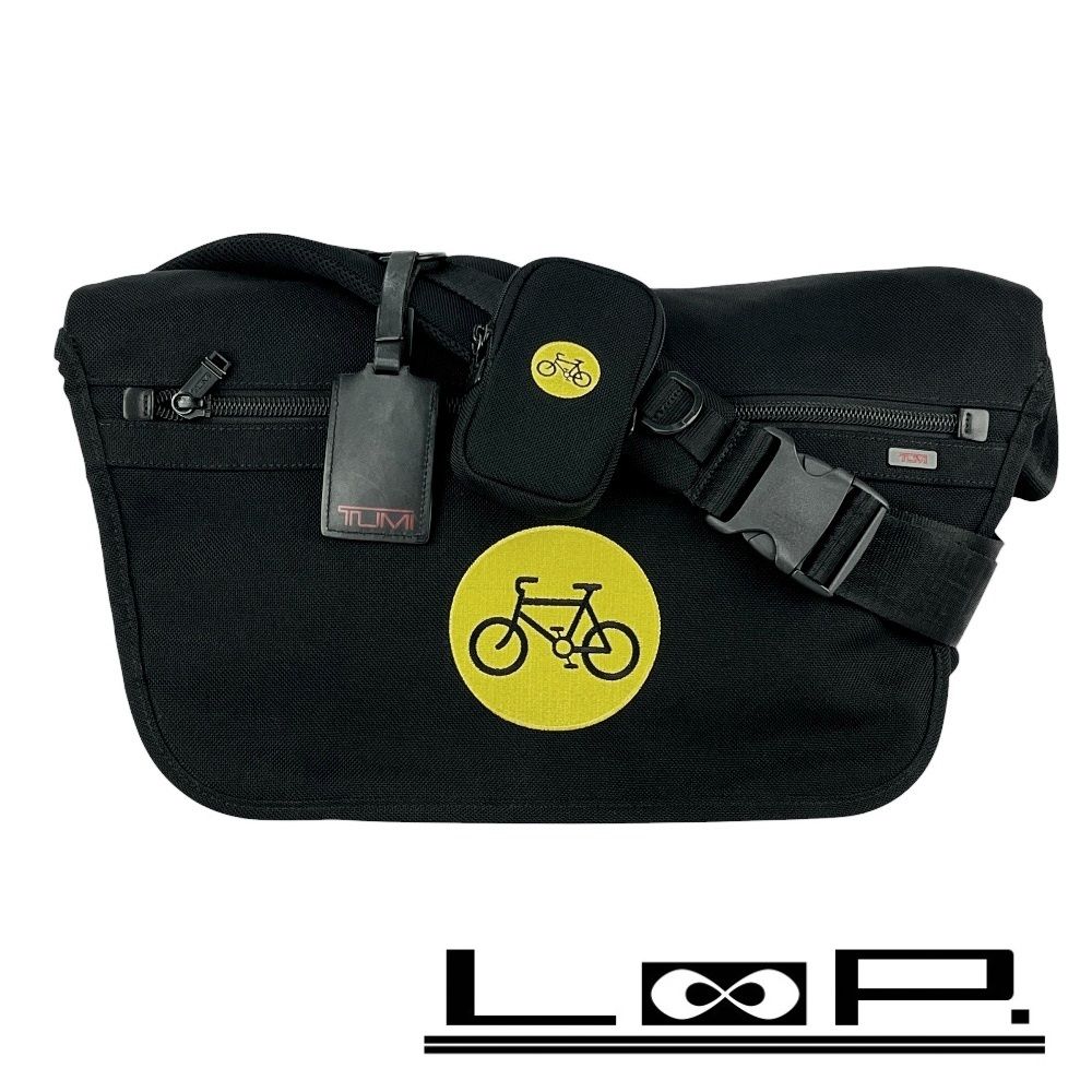 トゥミ ■美品■ メッセンジャー ショルダー バッグ 自転車 カバン ナイロン ブラック イエロー 22175DH 【610745】5