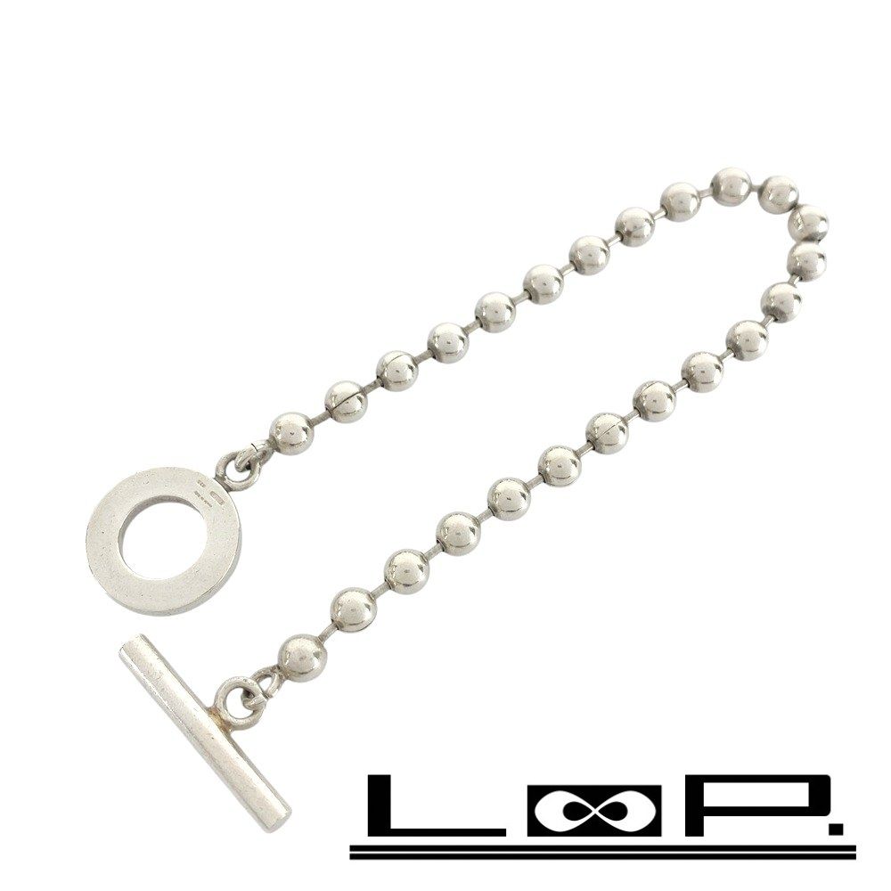 グッチ ■美品■ ボール チェーン ブレスレット アクセサリー サークル シルバー SV925 【371448】5