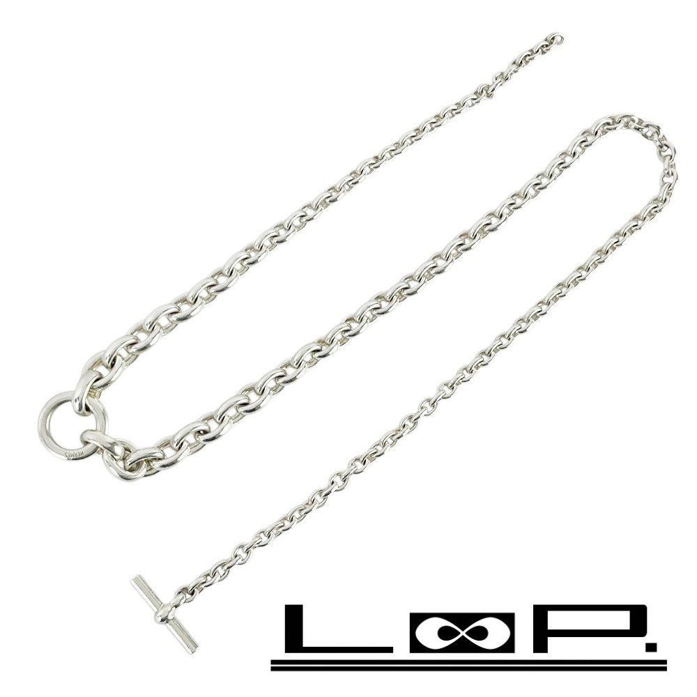 エルメス ■美品■ クレッシェンド ネックレス アクセサリー シルバー SV 925 【428241】1