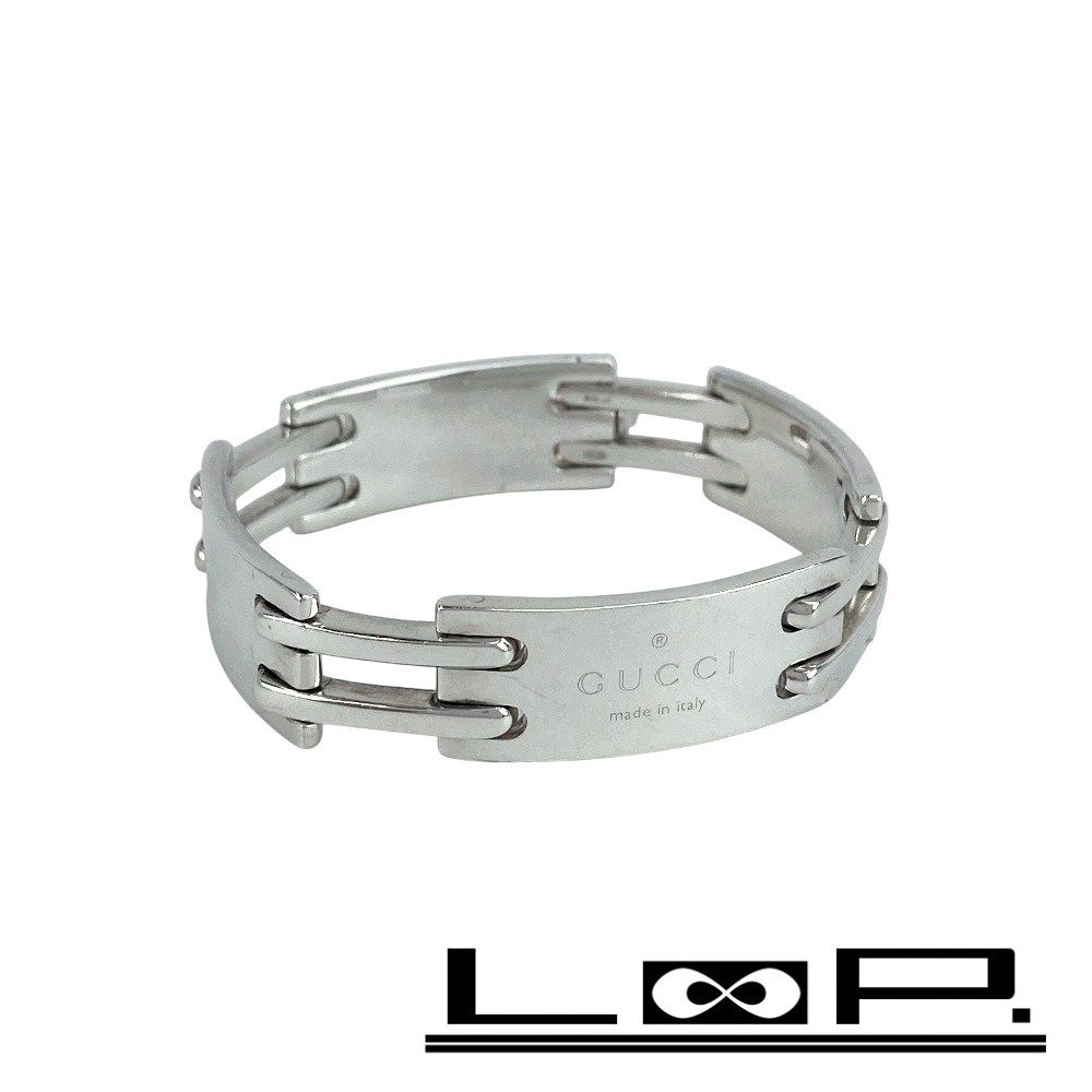 グッチ ■中古■ ロゴプレート ブレスレット アクセサリー シルバー SV 925【504761】12
