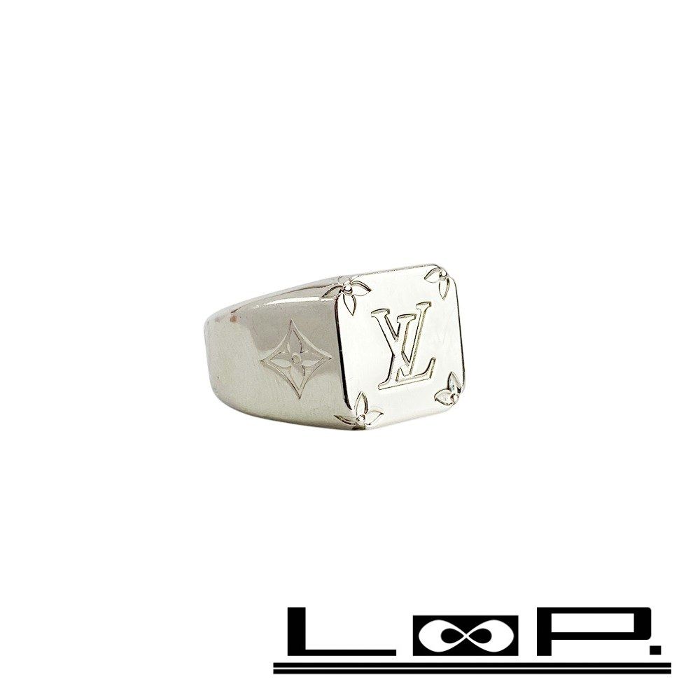 ルイヴィトン ■中古■ シグネット リング 指輪 アクセサリー シルバー SS M62487 箱 【445446】5