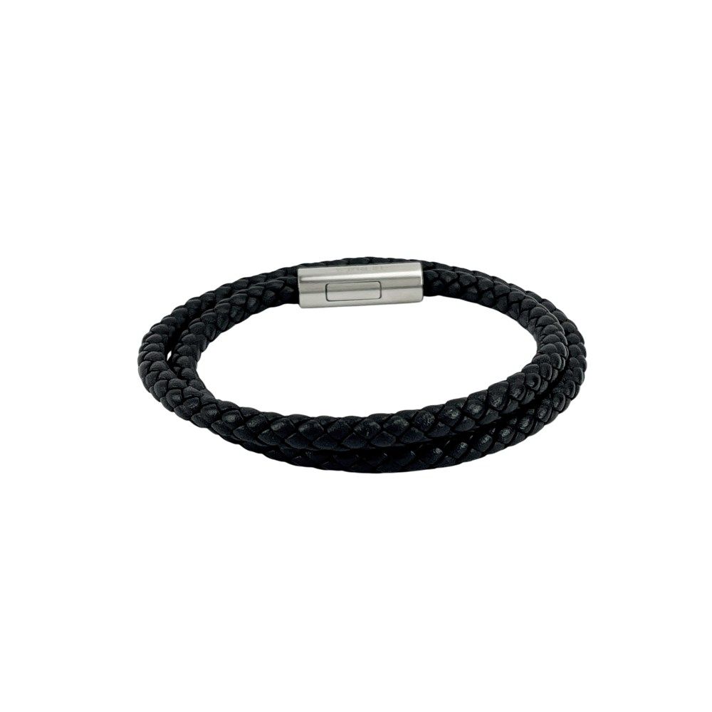 エルメス □新同□ ブレスレット バングル アクセサリー レザー SS