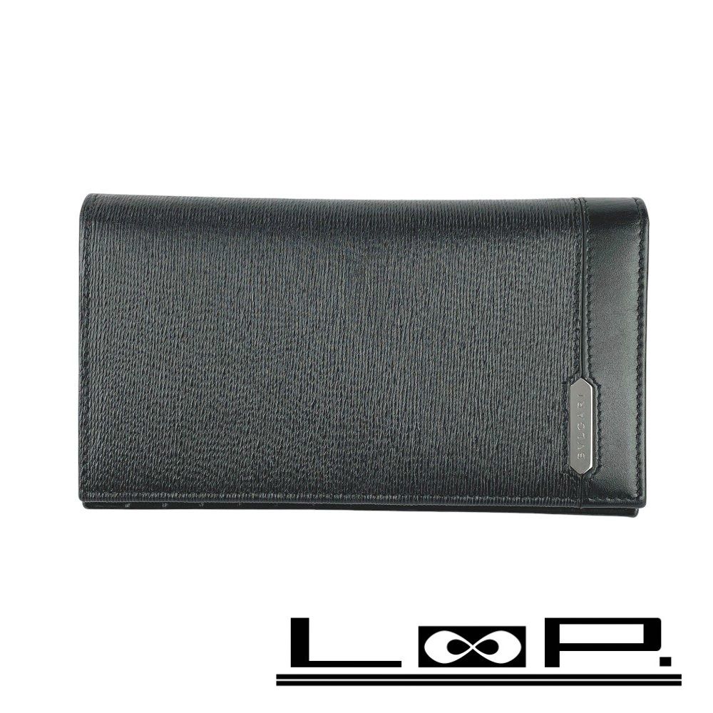 ブルガリ ■新同■ セルペンティ スカリエ マン 二つ折り 長財布 ウォレット ロゴプレート レザー ブラック 282852 BLK 箱 【538506】7 27,649円