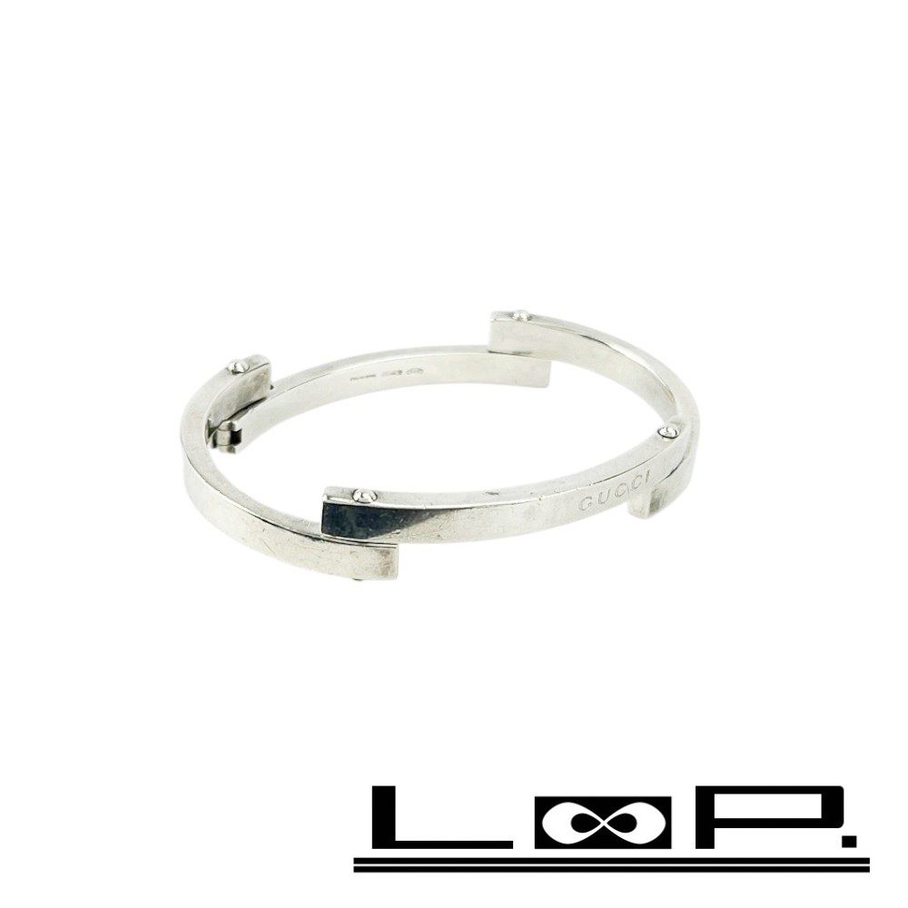 グッチ ■中古■ バングル ブレスレット アクセサリー シルバー SV 925 33.8g 【522604】11
