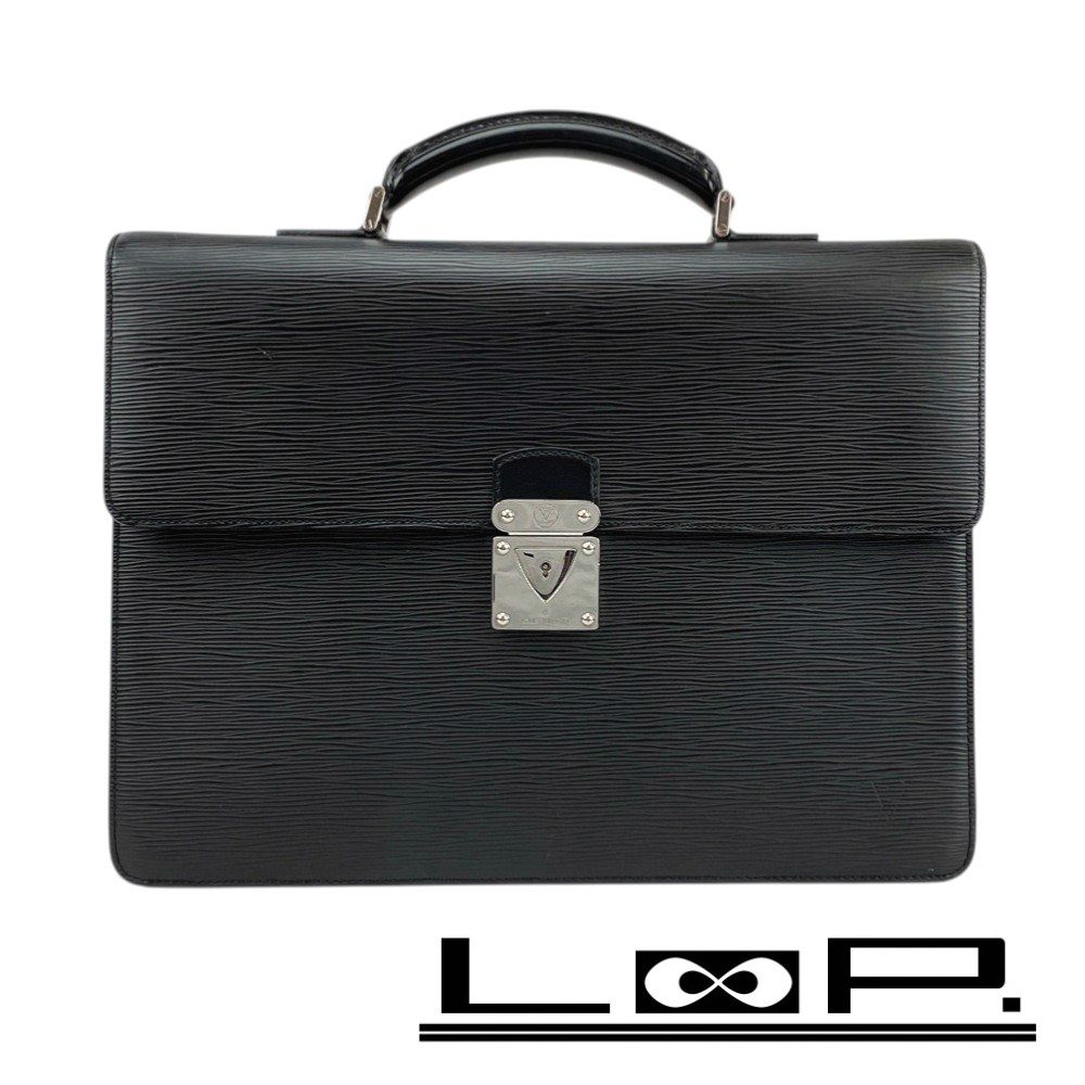 ルイヴィトン ■美品■ ラギート ビジネス バッグ メンズ ブラック エピ M54552 【364518】1