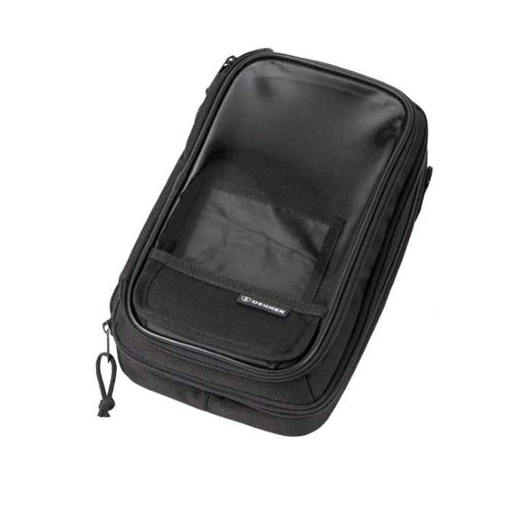 新品 DEGNER(デグナー) タンクバッグ マグネット式A5サイズ ポリエステル ブラック 30x18x11~18cm NB-15MAG