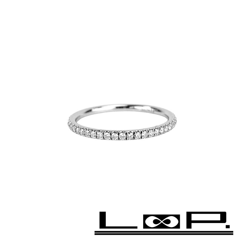 ハリーウィンストン ■美品■ エタニティ リング アクセサリー マイクロパヴェ フルダイヤ プラチナ PT950 シルバー 1.6g 【609244】13