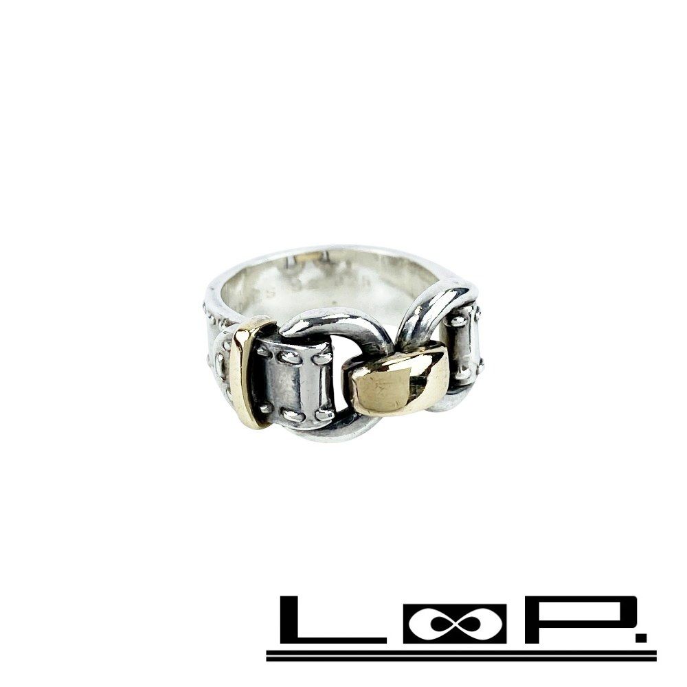 エルメス ■新同■ ベルトモチーフ リング 指輪 アクセサリー SV925 シルバー #52 【622502】13