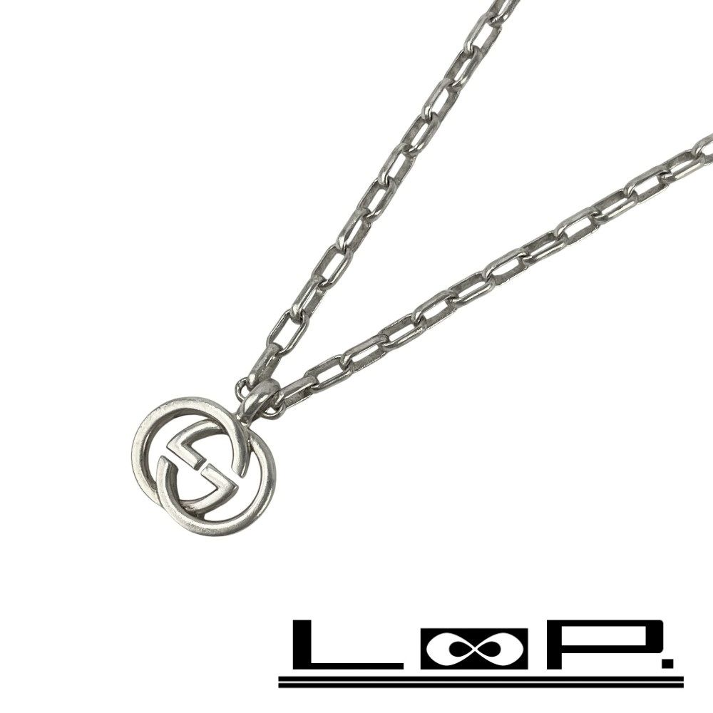 グッチ ■中古■ インターロッキング GG ネックレス アクセサリー シルバー SV925 箱 【544958】8