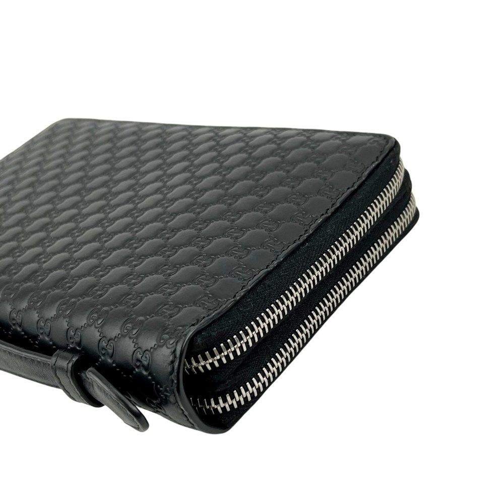 グッチ ■中古■ マイクロシマ オーガナイザー トラベルケース ラウンド 長財布 ウォレット レザー ブラック 449246【612725】11 グッチ □中古□ マイクロシマ オーガナイザー トラベルケース