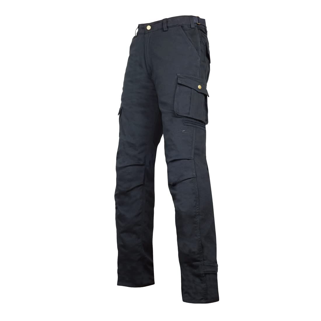 新品 ラフアンドロード(ROUGH&ROAD) HOTライディングカーゴストレッチコットンパンツ ルーズフィット ブラック メンズ SW RR7727LFBK1