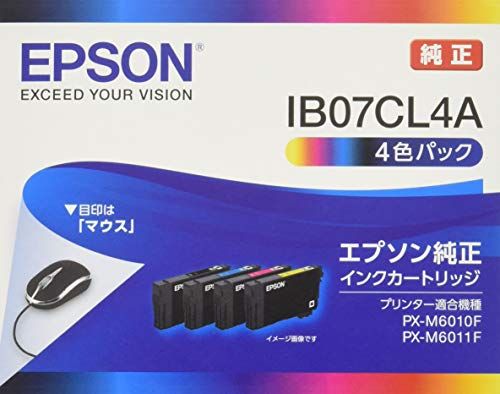 エプソン 純正 インクカートリッジ IB07CL4A 4色パック 標準インクkoe 64b372f9
