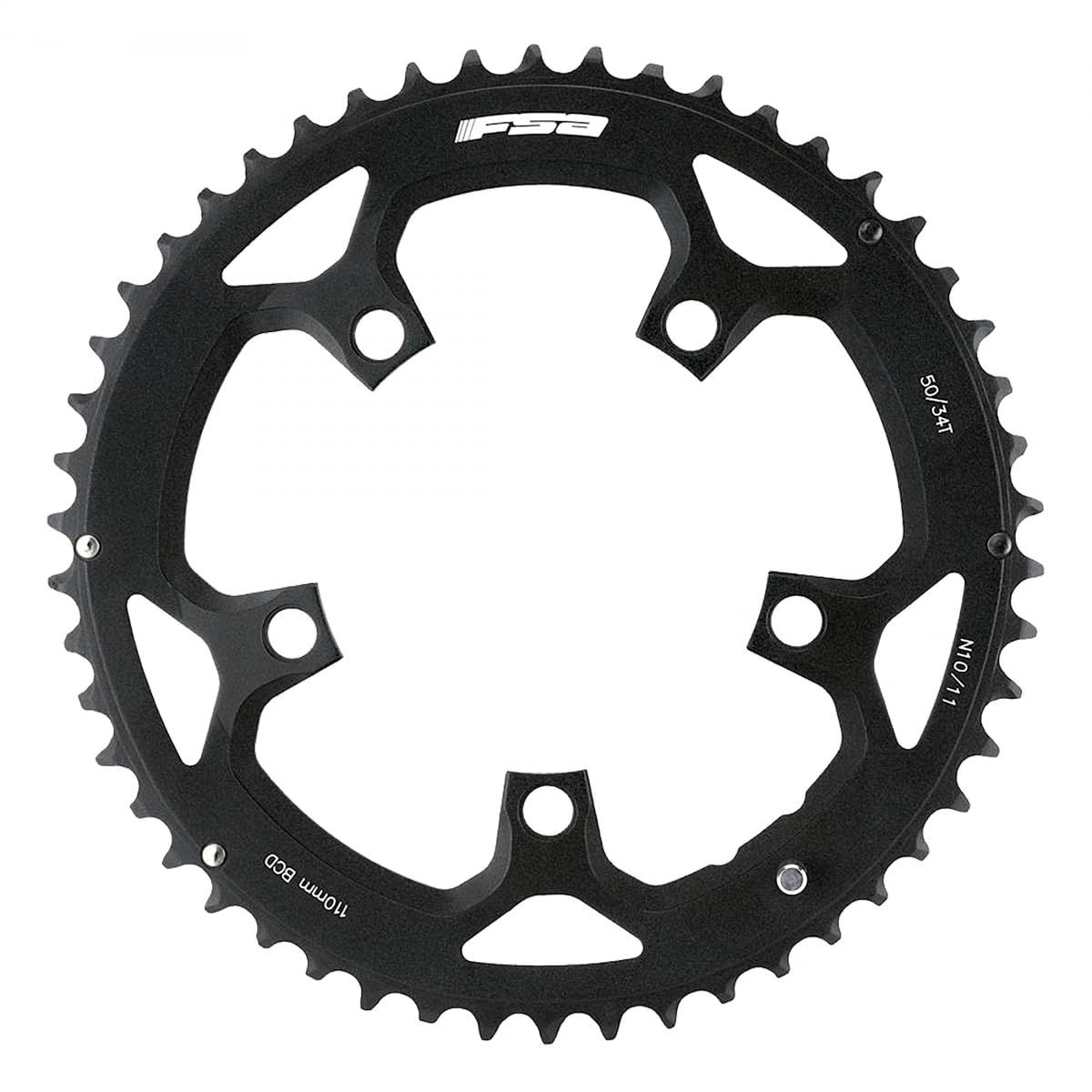 新品 FSA(エフエスエー) 自転車 部品 チェーンリング CR RD PRO black 110x50T 371-0250F