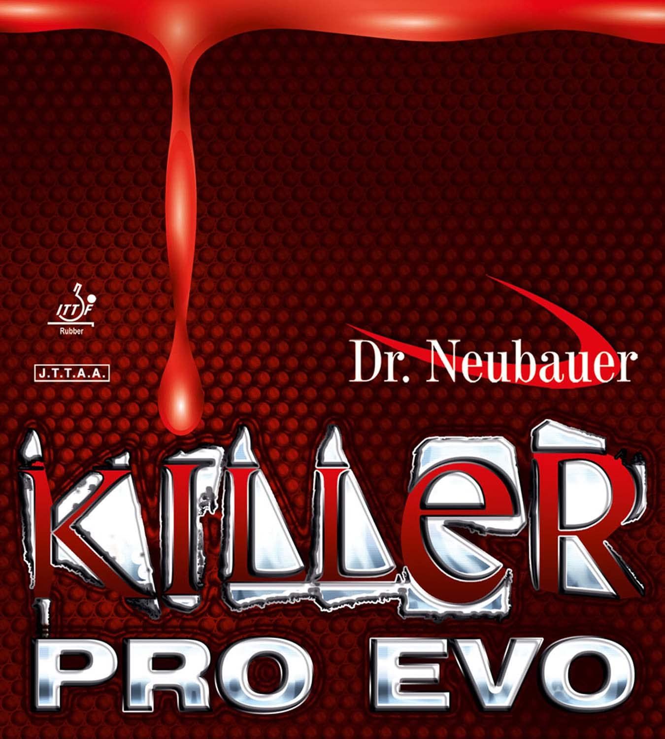 新品 JUIC (ジュウイック) 卓球 ラバー キラープロ エヴォ (KIller Pro Evo) ブラック (BK) 厚さ1.8mm 1185