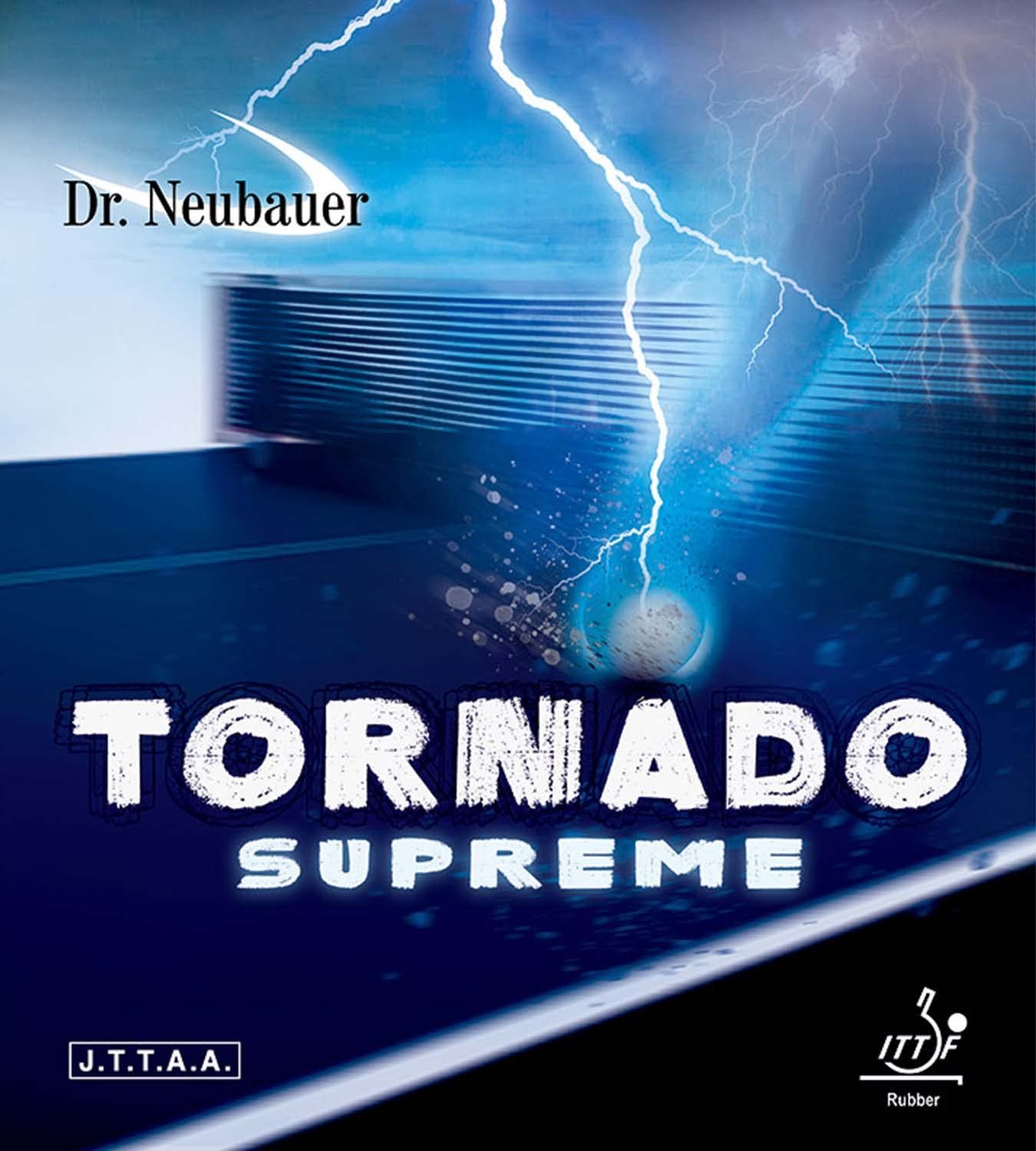 新品 JUIC (ジュウイック) 卓球 回転系表ソフトラバー トルネードスプリーム (TORNADO SUPREME) Dr.Neubauer (ドクトルノイバウアー) ブラック (BK) 厚さ1.5mm 1201