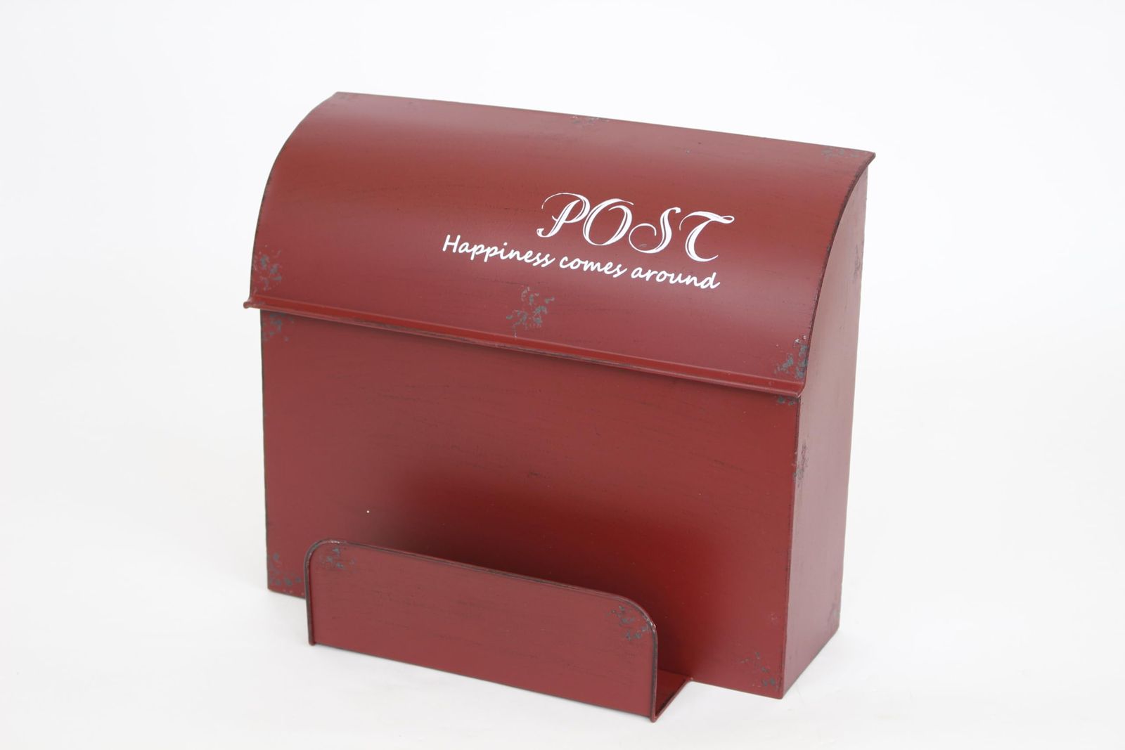 新品 村田屋 郵便ポスト メタルポストボックス レッド