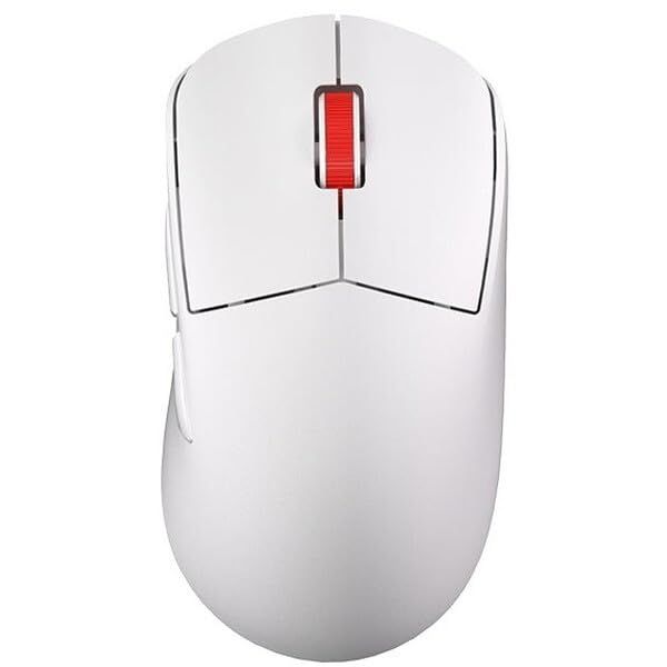 新品 Sprime sp-pm1-white ワイヤレスゲーミングマウス 4K 8K 無線 有線 FPS TPS エルゴノミクス 左右非対称 軽量マウス 1年間 国内正規代理店