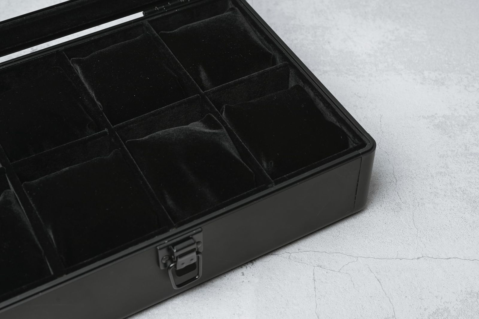 新品 ES'PRIMA プレミアムタイムボックス 腕時計収納ケース 腕時計収納ボックス コレクションケース アルミ8本用 ブラック 新品 ES'PRIMA プレミアムタイムボックス 腕時計収納ケース 腕時計収納ボックス コレクションケース アルミ8本用 ブラック