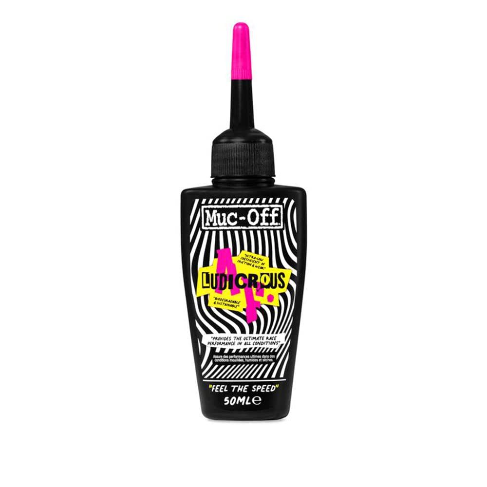 【日本正規品】 Muc-Off(マックオフ) 自転車用 チェーンルブ ロードレース用 LUDICROUS AF LUBE 50ML 潤滑性能が持続 究極のパフォーマンスを発揮