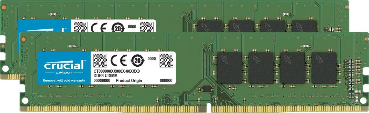 新品 Crucial デスクトップ用増設メモリ 16GB(8GBx2枚) DDR4 3200MT/s(PC4-25600) CL22 UDIMM 288pin CT2K8G4DFS832A