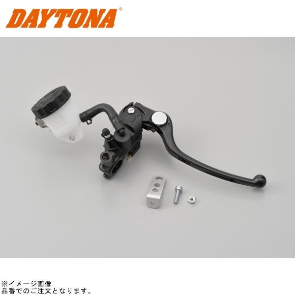 DAYTONA デイトナ 79887 DAYTONA・NISSIN ラジアルブレーキマスターシリンダー 標準レバー 縦型φ17 (ホワイトタンク) ブラック/ブラック