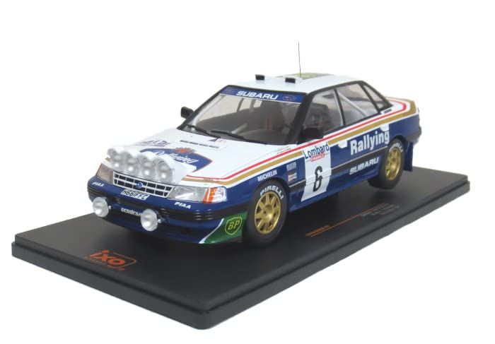 新品 ｲｸｿﾓﾃﾞﾙ ｽﾊﾞﾙ ﾚｶﾞｼｰ RS 91RACﾗﾘｰ #6 M. Alen/I.Kivimaki 1/18 18RMC080A
