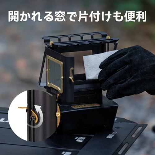 新品】アイロンストーブ 焚き火 オイルランタン ステンレス鋼+真鍮製 
