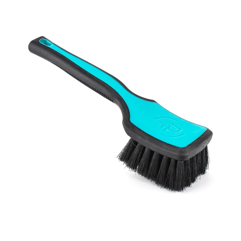 【国内正規品】Detail Factory (ディテールファクトリー) ProGrip Interior Scrub Brush インテリア スクラブ ブラシ - 人間工学に基づいたデザイン インテリア プラスチックを簡単に掃除 (Teal× 0fc20d35
