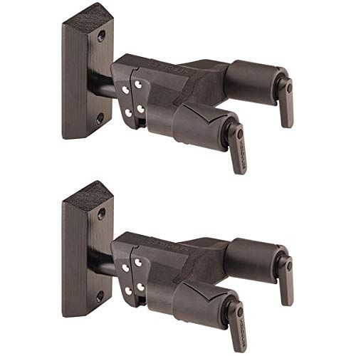 【2個セット】HERCULES ハーキュレス GSP38WBK PLUS GSP38WBK+ ワイドネック対応 壁掛け式 ギターハンガー ギタースタンドAR